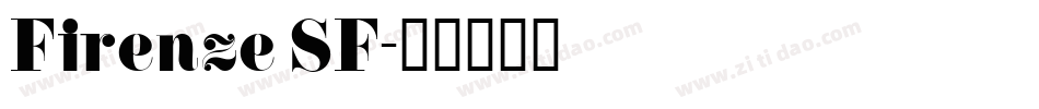 Firenze SF字体转换